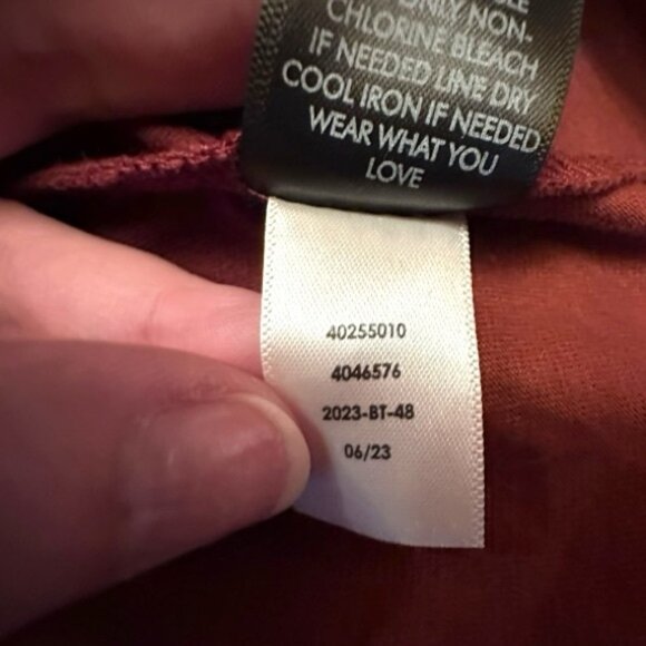 Women’s torrid 1 Red Brick Everyday Signature Jersey Crew Neck Tee 14 16 1X 1XL - Picture 9 of 10